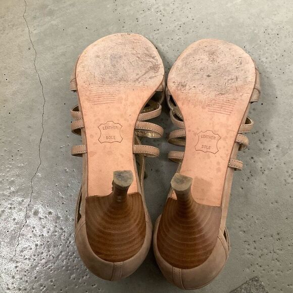 Stuart Wietzman Suede Gladiator Heels - Picture 8 of 9